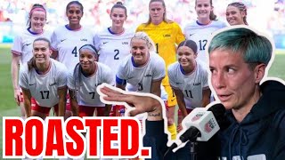 Megan Rapinoe ROASTED after USWNT makes Olympic Gold Medal Game After She RETIRED [upl. by Rosana417]