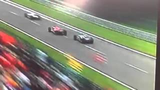 F1 greatest ever overtake Hakkinen Schumacher spa 2000 [upl. by Perkins]