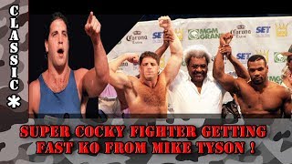 INSTANT KARMA  Super Cocky Fighter Getting Fast KO From Mike Tyson [upl. by Dexter766]