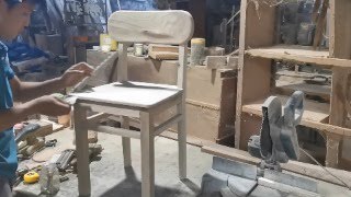 Make A Handmade Wooden Chair [upl. by Ahseekat]