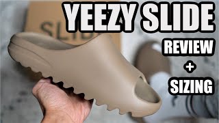 ADIDAS YEEZY SLIDE REVIEW  SIZINGWATCH BEFORE BUYING [upl. by Tabshey]