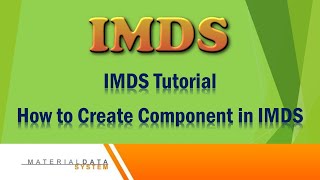 IMDS Tutorial  How to make IMDS of single part without any coating Only Background Music 2020 [upl. by Irej]