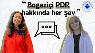 BOĞAZİÇİ PDR  Neden Psikoloji değil PDR Meslek olanakları yurt dışı imkanları dersler ve burslar [upl. by Harlie54]