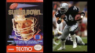 Tecmo Super Bowl  Bo tries for 8000 yards  AFC Championship vs Broncos [upl. by Ainigriv]