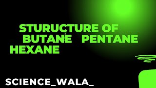 Structure of butane pentane hexane Science topic science education teacher shorts [upl. by Yhcir]