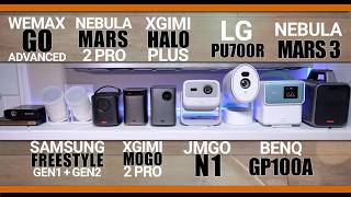 2023 Ultimate Portable Projector Comparison [upl. by Nodnek]