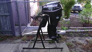 2012 30HP Evinrude ETEC 2 Stroke Outboard Motor [upl. by Hyacinthe]