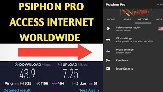 free net VPN 2024 Psiphon pro Free internet Unlimited Connection Configuration Explain best VPN 2024 [upl. by Aibonez]