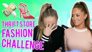 Thrift Store Fashion Challenge  The Rybka Twins [upl. by Dido]