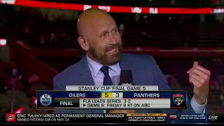 NHL Tonight reacts to the Edmonton Oilers Game 5 win  18062024 [upl. by Sexela]