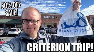 Criterion Barnes And Noble TRIP And Haul  50 Off Sale [upl. by Haroppizt]