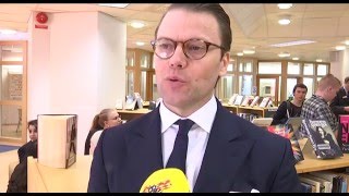 Prins Daniel quotEstelle är väldigt företagsamquot [upl. by Mylander34]