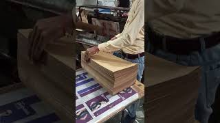 HOW TO CUT ALUMINUM FOIL BOX FROM DIE CUTTING MACHINE [upl. by Hock711]