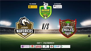 ACLAussie Cricket League U19 2024  Afghanistan Eagles  vs  Sydney Mavericks [upl. by Ecinahs]