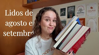 Livros que eu li em agosto amp setembro [upl. by Janik902]