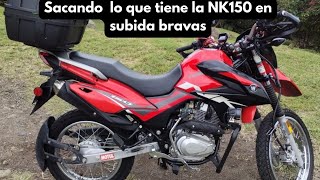 NK150 HAOJUE EN SUBIDA BRAVAS COSTA RICA [upl. by Pratt948]