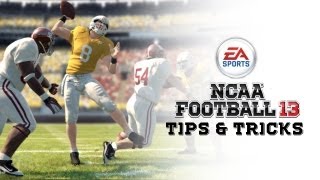 NCAA Football 13 Tips Hitting the Open Receiver  HD [upl. by Tommy901]