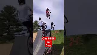 Mountain Biking  Would you case it for a beer 🍻  mtb mountainbiking mtbjumps case bobbytre1 [upl. by Guinn]