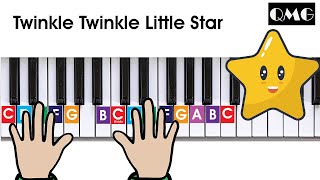 Twinkle Twinkle Little Star Piano Notes [upl. by Kalmick871]