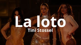 TINI  La loto  Letra [upl. by Neelear]