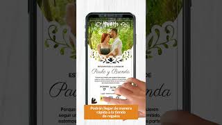 Preciosa Invitación Virtual con Botones en PDF  Totalmente interactiva y original para Tu Boda 🤵👰💖 [upl. by Nahgrom]