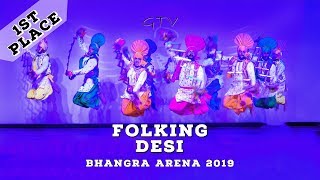 Folking Desi  First Place Music Category  Bhangra Arena 2019 [upl. by Armmat533]