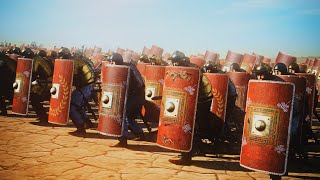 Roman Empire Vs Sassanid Empire Battle of Edessa 260 AD  Cinematic [upl. by Heyes]