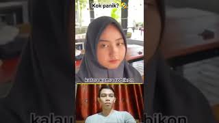 Lah kok panik 🤣 reaction funny memes ngakak [upl. by Market]