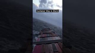 Dangerous Storm  Container Ship  North Sea [upl. by Silverstein]