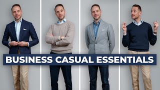 The ULTIMATE Business Casual Capsule Wardrobe  15 Menswear Wardrobe Essentials [upl. by Ender]