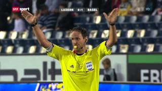 201314 6 Runde  FC Luzern vs FC Basel 11 01 [upl. by Ziladnerb]