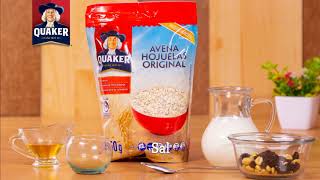 Colada de avena  Recetas con Avena Quaker [upl. by Gresham249]