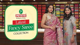 Latest Fancy Saree Collections at Pothys [upl. by Sigismond62]