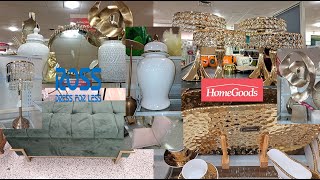 Shop with Me at HomeGoods and Ross for Fall and See what I purchased  The Glam Décor Channel [upl. by Karlis]