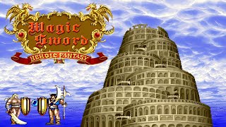 Magic Sword Heroic Fantasy  Arcade Gameplay  Capcom 1990 [upl. by Isadora]