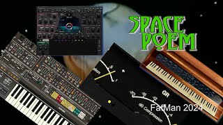 Space Poem Moog Mariana Cherry Audio Novachord amp GX80 Waves Ovox [upl. by Livi]