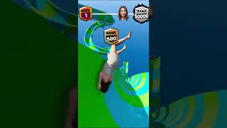 Amanda Rank Up Water Slide Challenge 1 [upl. by Josephine]