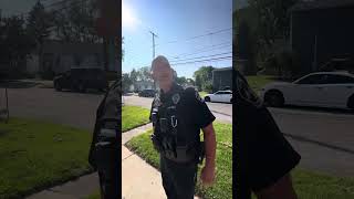 Sandusky police in OHIO Officer Orman stuttering big tough guy [upl. by Adien]