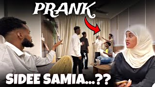 PRANK CADNAAN OO AAD UGA XANAAQAY KADIB MARKII SAMIA WAX LAGA SHEEGAY 😳😳 [upl. by Imoyaba]