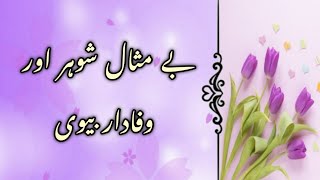 BAY MISAAL SHOHAR AUR WAFADAR BEWI  URDU VIEW OFFICIAL ISLAMIC [upl. by Granger]