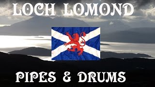 ⚡️LOCH LOMOND ♦︎ PIPES amp DRUMS OF LEANISCH⚡️ [upl. by Spear]