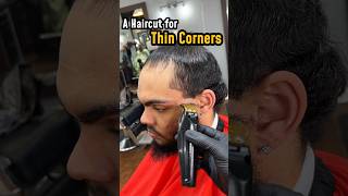 How I Saved his Thin Hairline ezcutz hairstyle hairline hairtransformation haircut asmr [upl. by Allcot804]