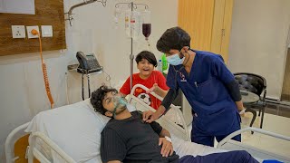 Abdullah ko khon ki drips lag gai 🥺  Abdullah ko hospital me admitted kr leya 😳 [upl. by Neik]