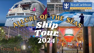 Ship Tour 2024  Allure of the Seas  Royal Caribbean Cruise Line  Walkthrough Tour February 2024 [upl. by Kumagai]