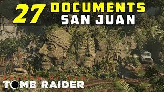 Location of Documents in Mission of San Juan  SHADOW OF THE TOMB RAIDER [upl. by Jordana885]