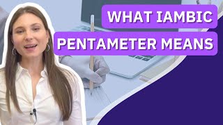 What Iambic Pentameter Means [upl. by Drawyah264]