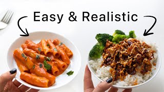 Easy Meals I make all the Time quick vegan amp satisfying [upl. by Mcmullan]