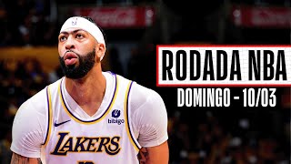 Anthony Davis tem NOITE HISTÓRICA em vitória dos Lakers – Rodada NBA 1003 [upl. by Eelam]