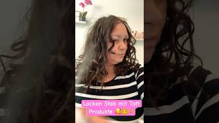 Hair Tutorial Lockenstab hairstylescurlyhair Hairstylemakeup [upl. by Aspasia309]