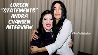 LOREEN ON quotSTATEMENTSquot UPCOMING ALBUMS AND ARTISTRY MELODIFESTIVALEN 2017 [upl. by Boycey424]